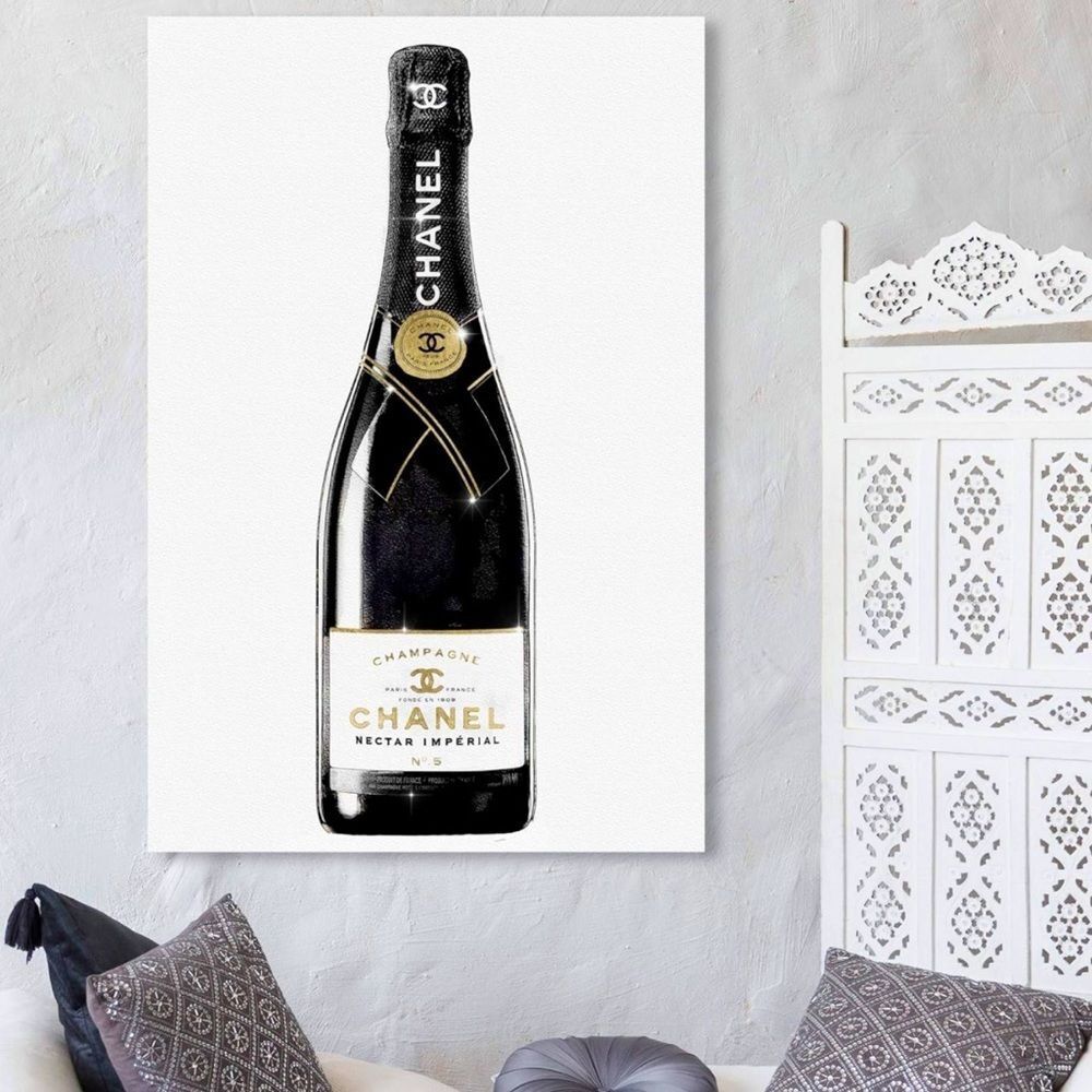 Drinks & Spirits Wall Art Prints 'Dom Marbles' Champagne Home Décor - Picture 6 of 6